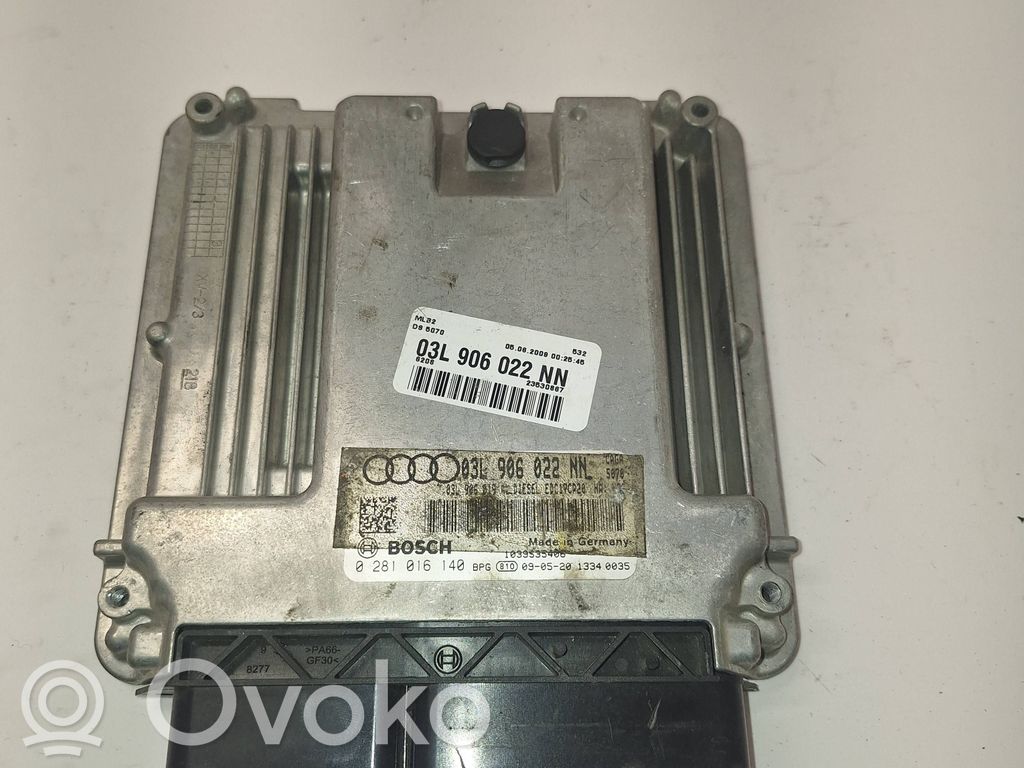 Engine control unit/module   03L906022NN,0281016140