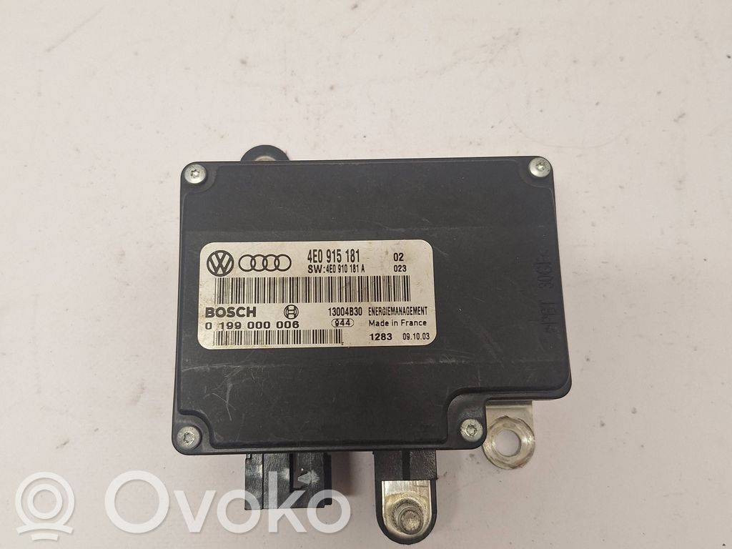 Audi A8 S8 D3 4E Sonstige Steuergeräte / Module 
