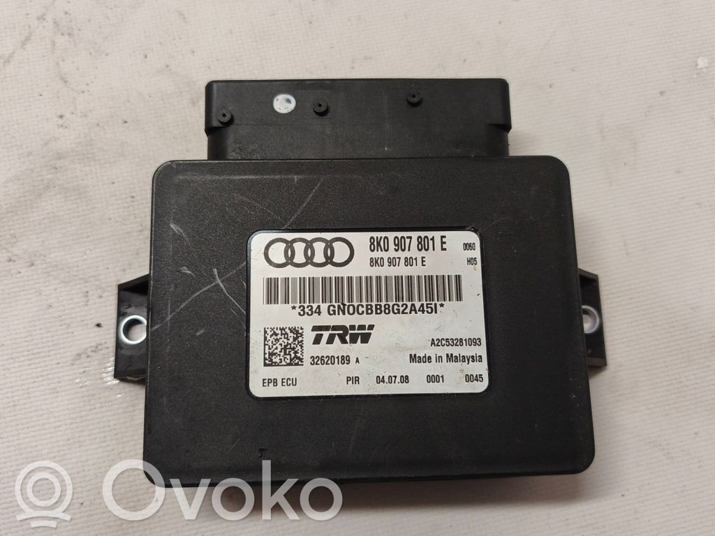 Audi A4 S4 B8 8K Module de commande de frein à main 