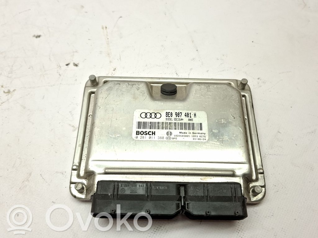 Audi A4 S4 B6 8E 8H Centralina/modulo del motore 