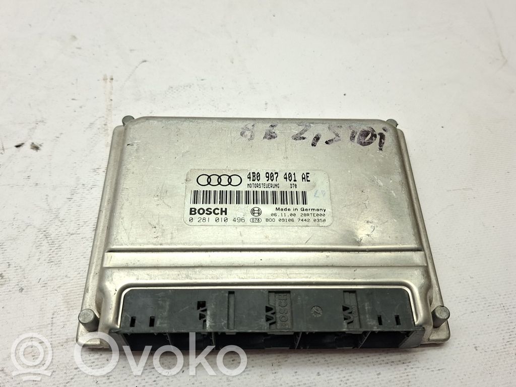Audi A6 S6 C5 4B Unidad de control/módulo del motor 