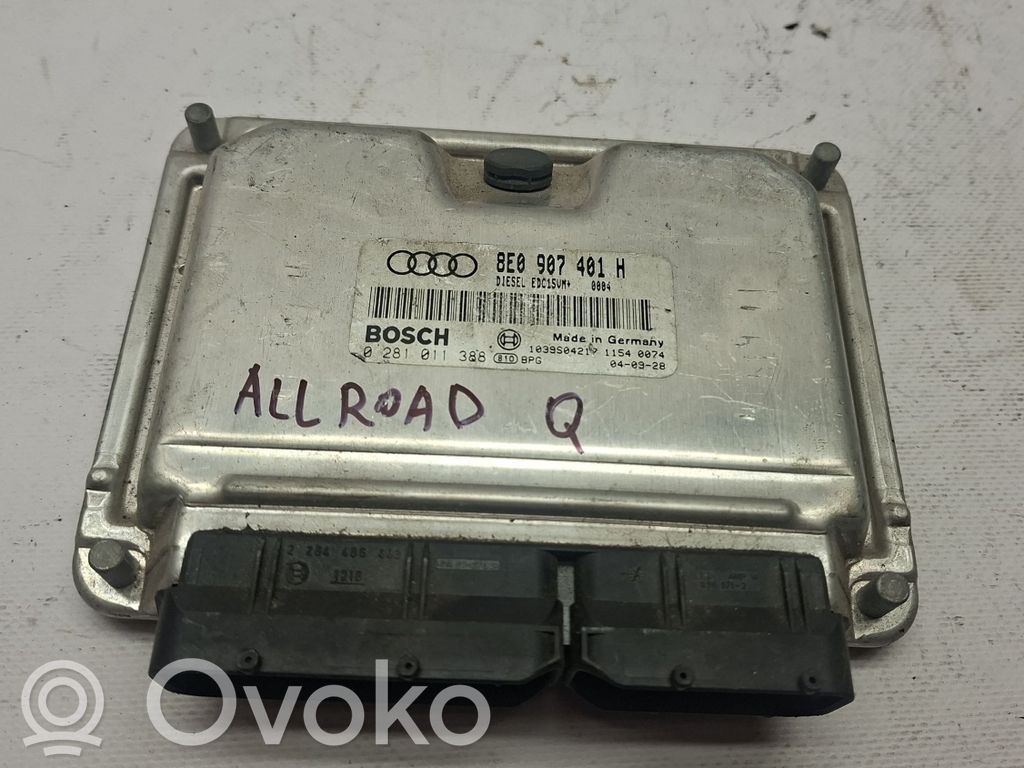 Audi A6 Allroad C5 Sterownik / Moduł ECU 
