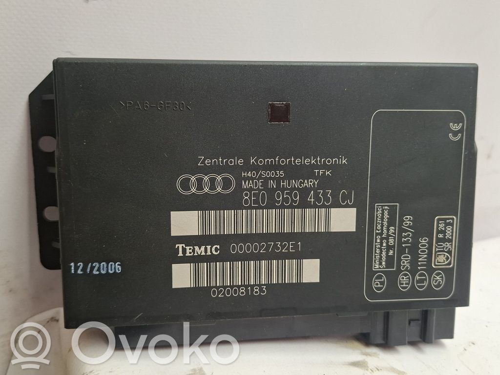 Audi A4 S4 B7 8E 8H Module confort 