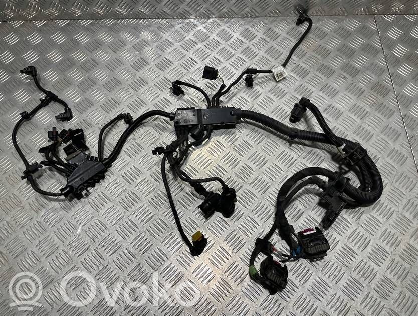 BMW 3 F30 F35 F31 Wiązka przewodów silnika 