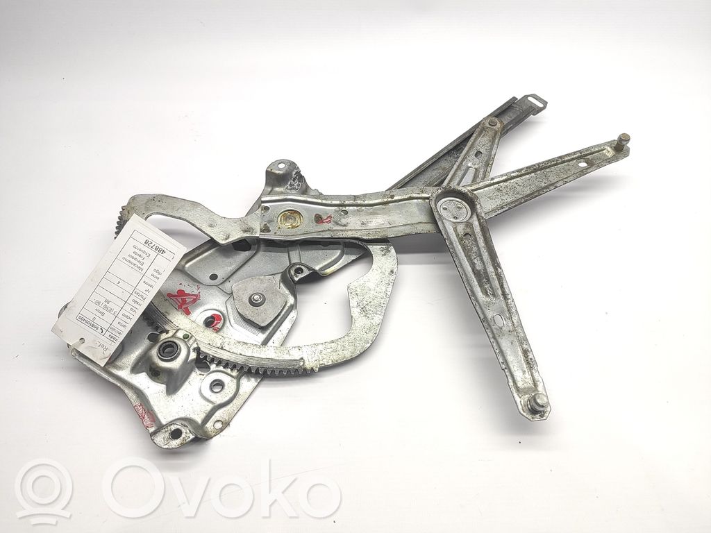 Front window lifting mechanism without motor
