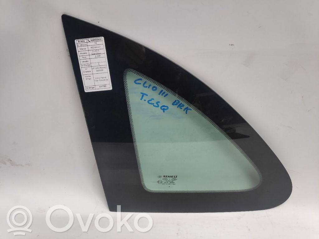 Renault Clio III Rear side window 