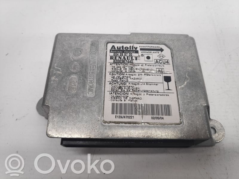 Airbag control unit/module   8200367445,604289700
