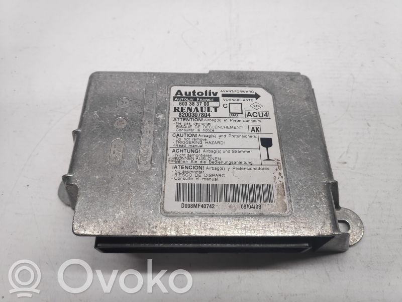 Renault Megane II Unitate/modul de comandă airbaguri 