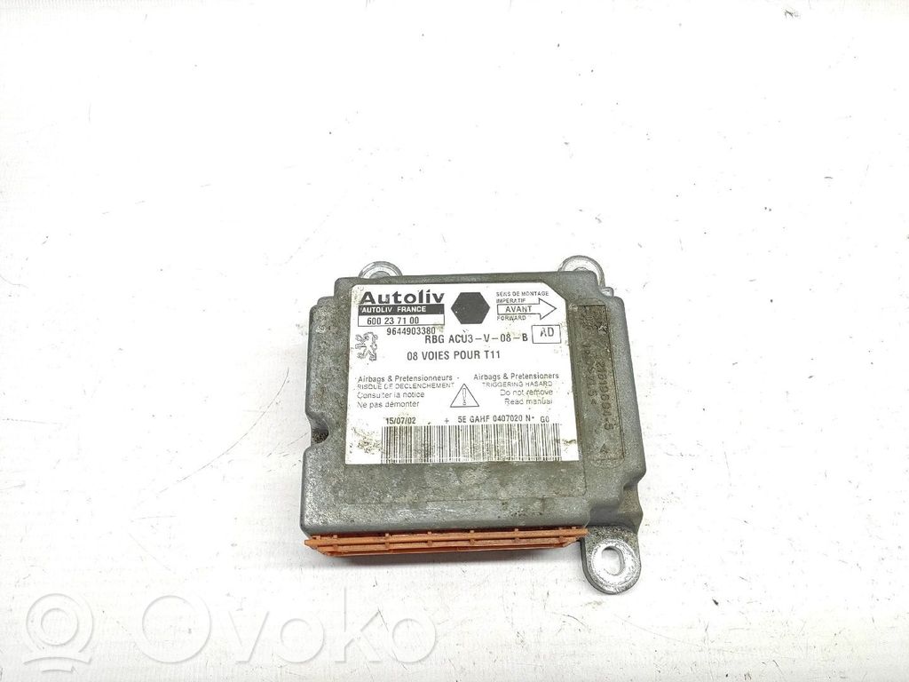 Peugeot 206 Airbag control unit/module 
