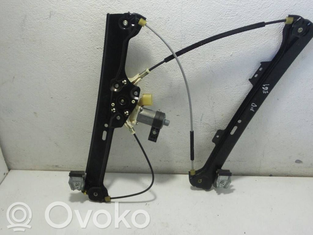 Front window lifting mechanism without motor