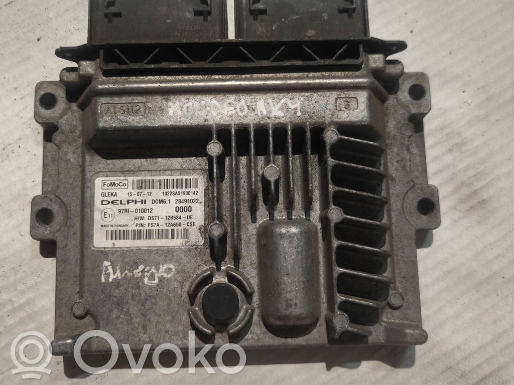 Ford Mondeo MK IV Engine ECU kit and lock set 