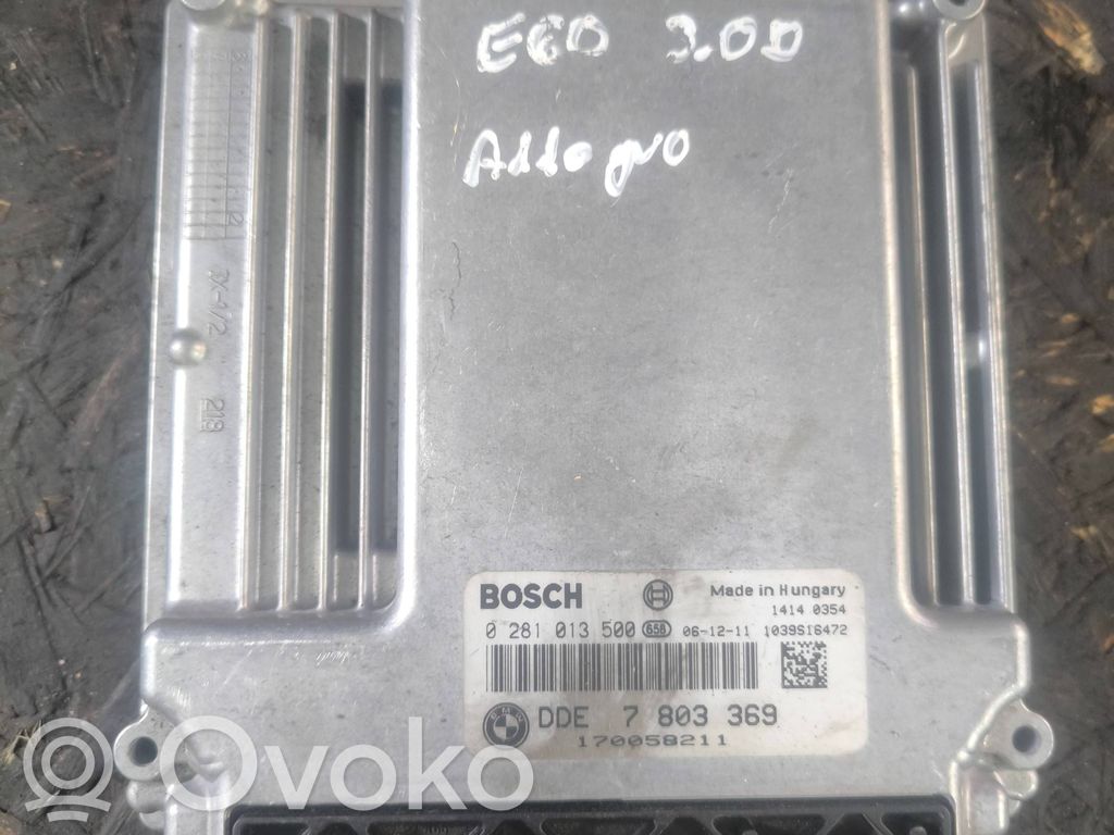 Engine control unit/module   7803369,0281013500,1039S16472