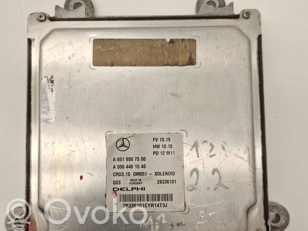Engine control unit/module   A6519007500,28336101,A0064461540