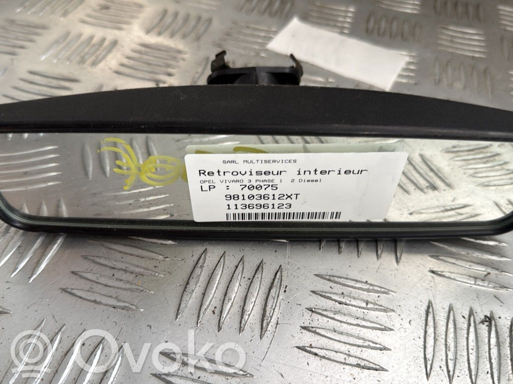 Espejo retrovisor (interior)   98103612XT