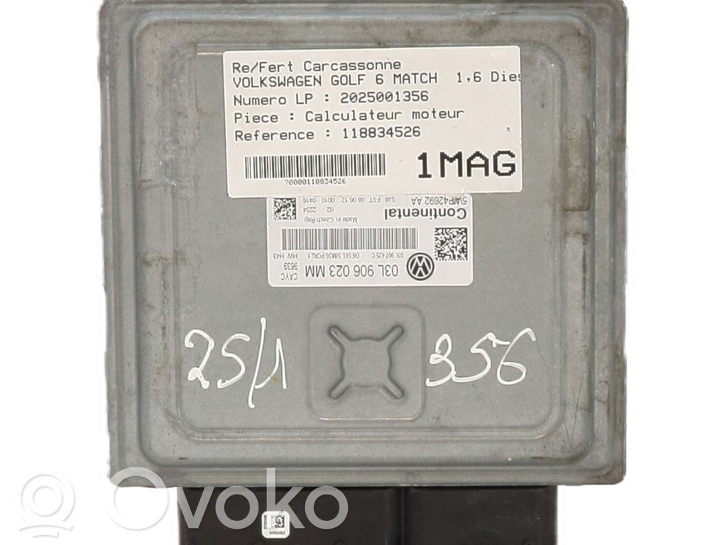 Volkswagen Golf VI Engine control unit/module 