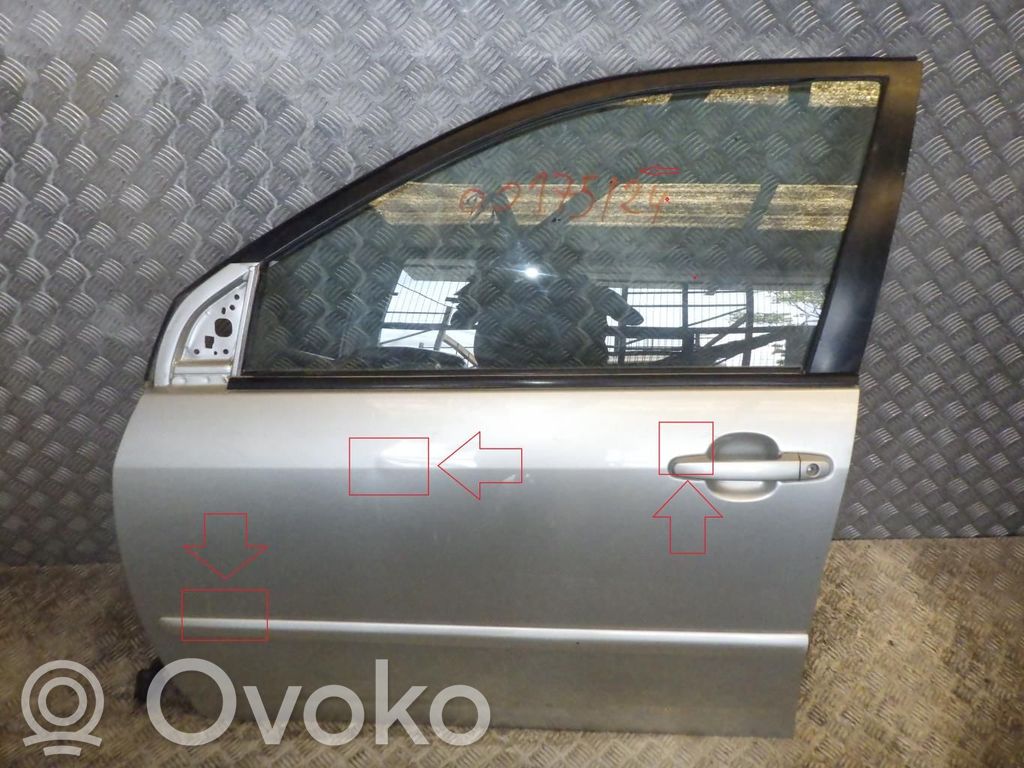 Toyota Corolla E120 E130 Durvis 