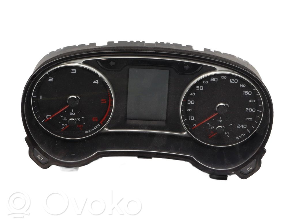 Audi A1 Vitezometru (grup de instrumente) 