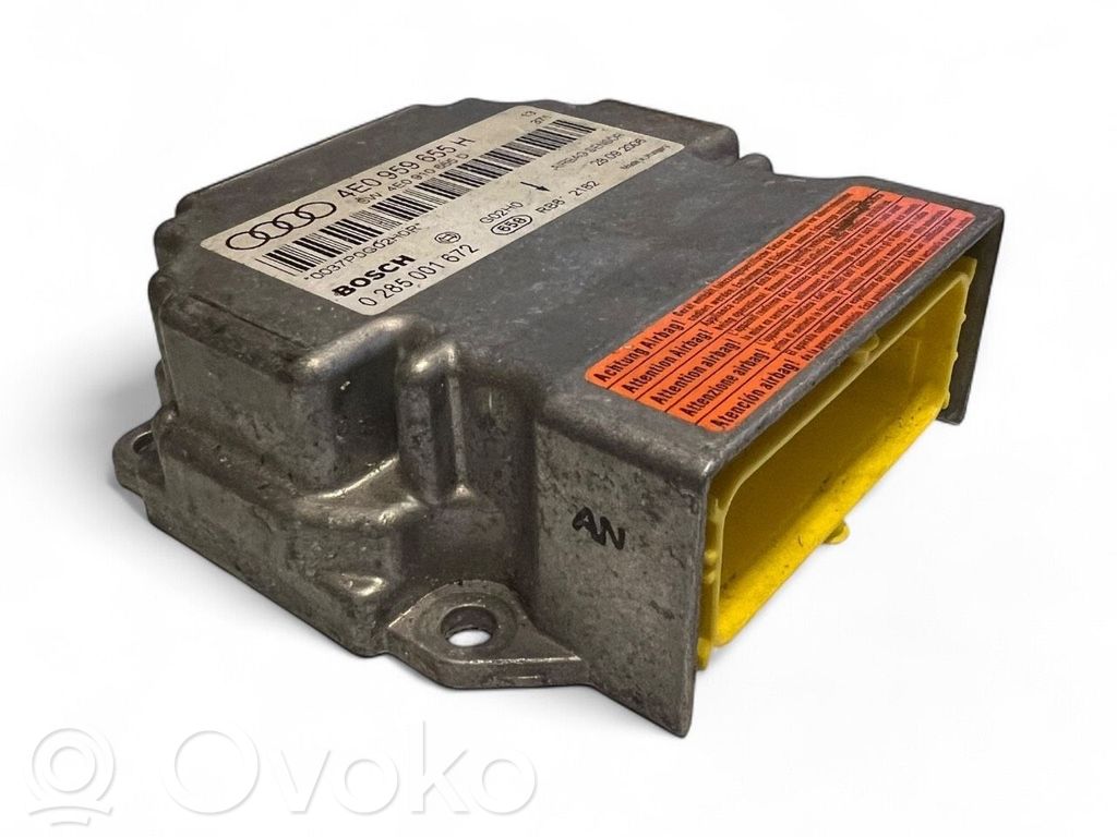 Unidad de control/módulo del Airbag   4E0959655H,4E0910655D,0285001672