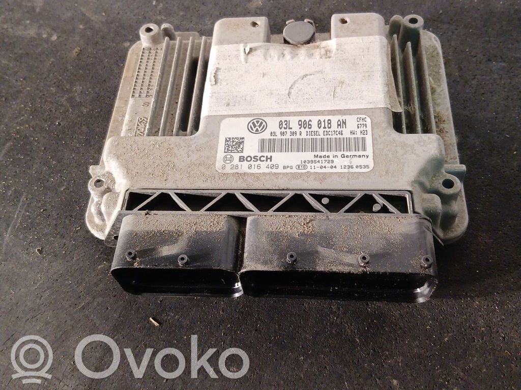 Volkswagen Scirocco Engine ECU kit and lock set 