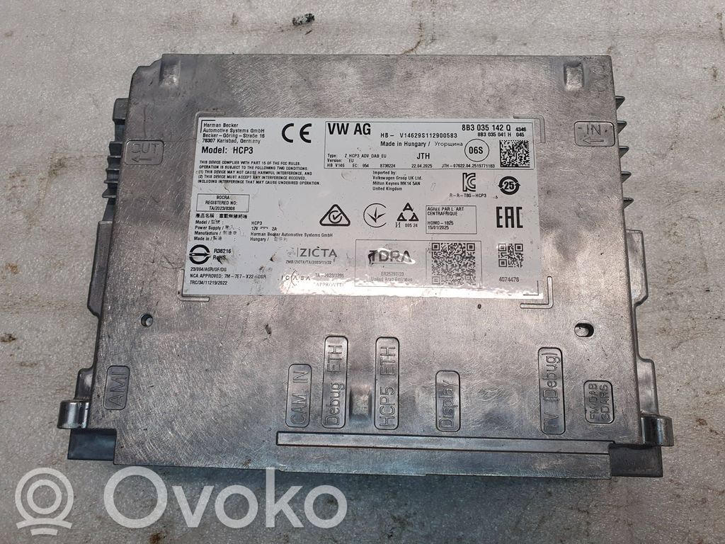 Audi Q4 e-tron Center console control module 