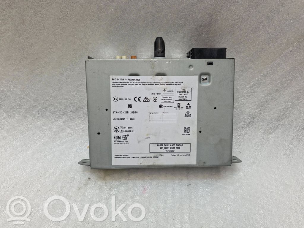 Citroen C3 Unitate principală radio/CD/DVD/GPS 