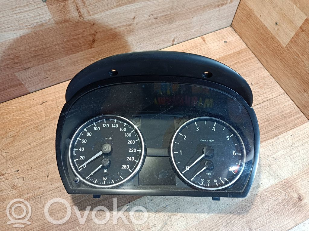 BMW 3 E90 E91 Speedometer (instrument cluster) 