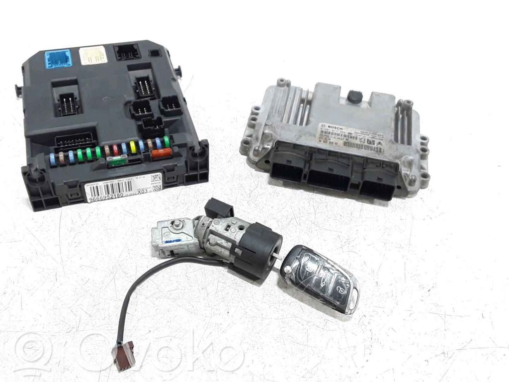Engine ECU kit and lock set   9666986880,0281017388,20232315,4666640,VDMS13