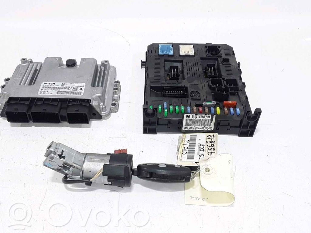 Citroen C5 Engine ECU kit and lock set 