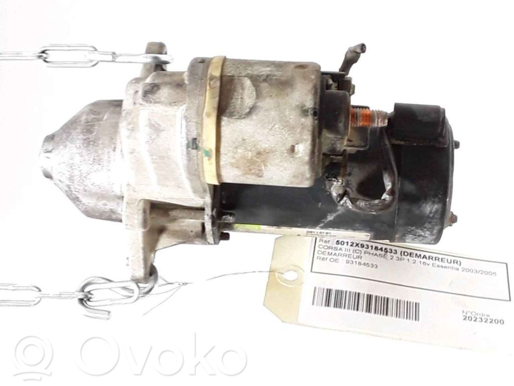 Motor de arranque   09115191,D6RA249,20232200,4657625,VDMS13