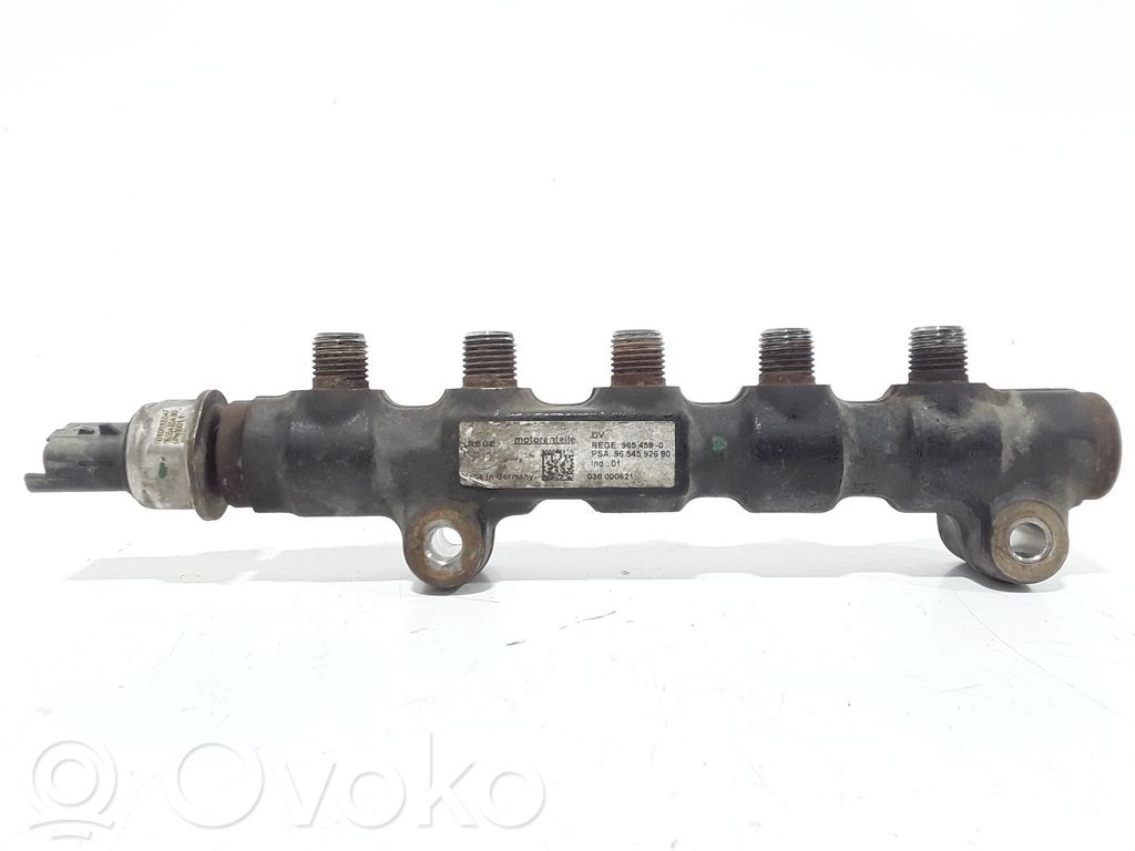 Citroen C4 II Kraftstoffverteiler Einspritzleiste Verteilerrohr 