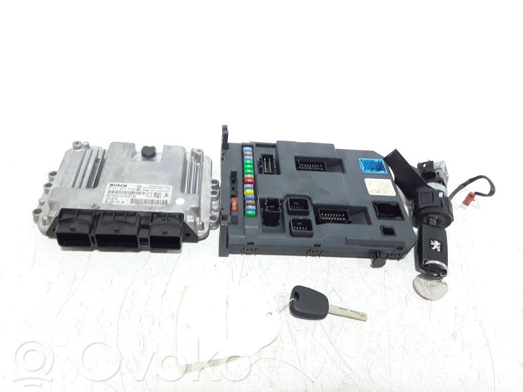 Peugeot 207 Engine ECU kit and lock set 