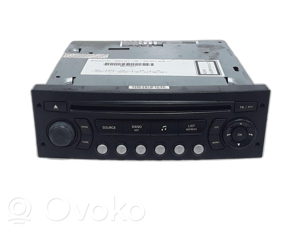 Citroen C4 I Radio/CD/DVD/GPS-pääyksikkö 