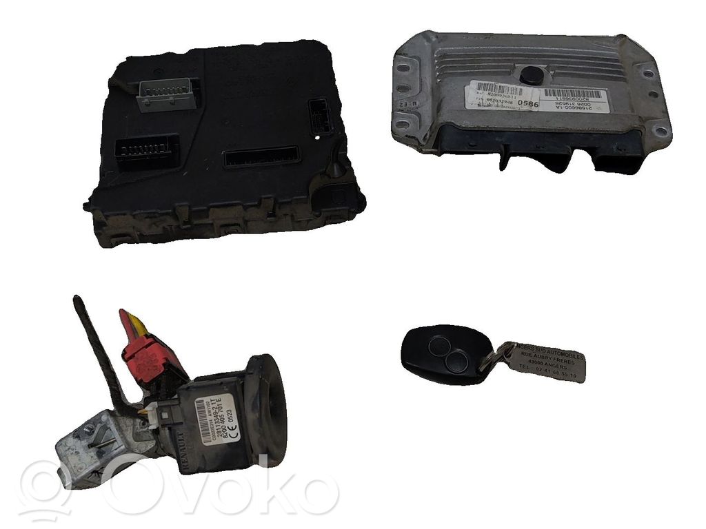 Renault Kangoo II Engine ECU kit and lock set 