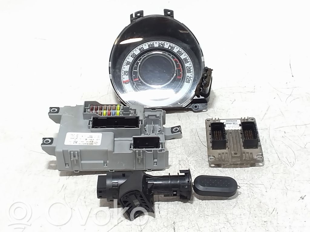 Fiat 500 Engine ECU kit and lock set 