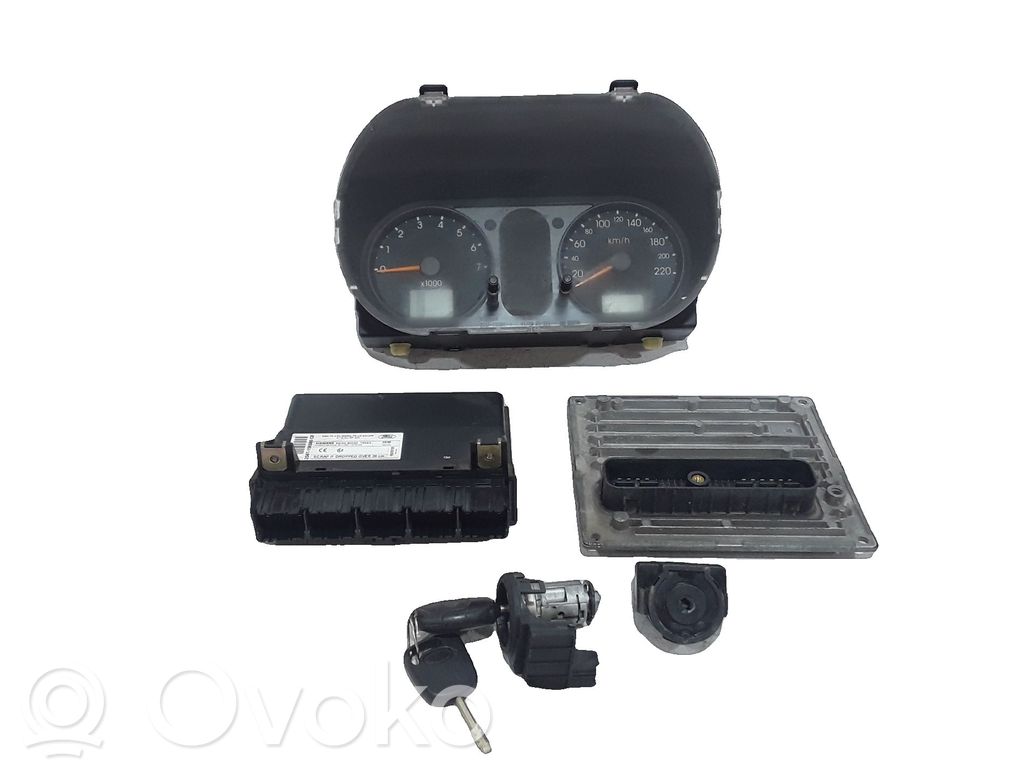 Ford Fiesta Komputer / Sterownik ECU i komplet kluczy 