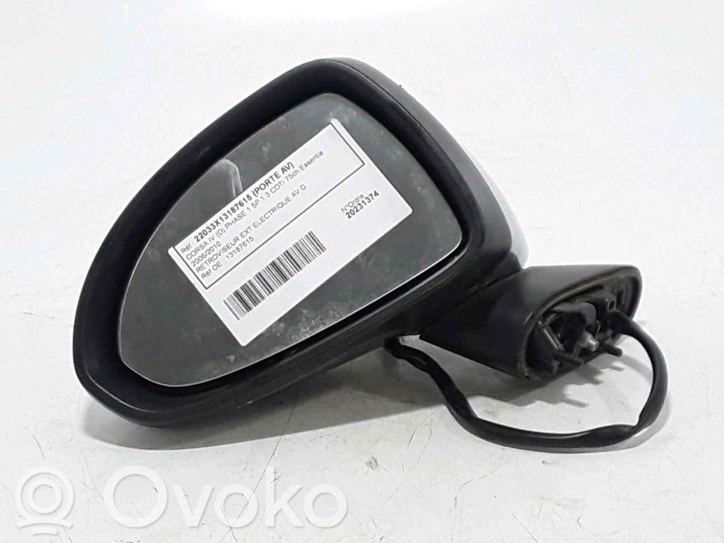 Opel Corsa D Specchietto retrovisore elettrico portiera anteriore 