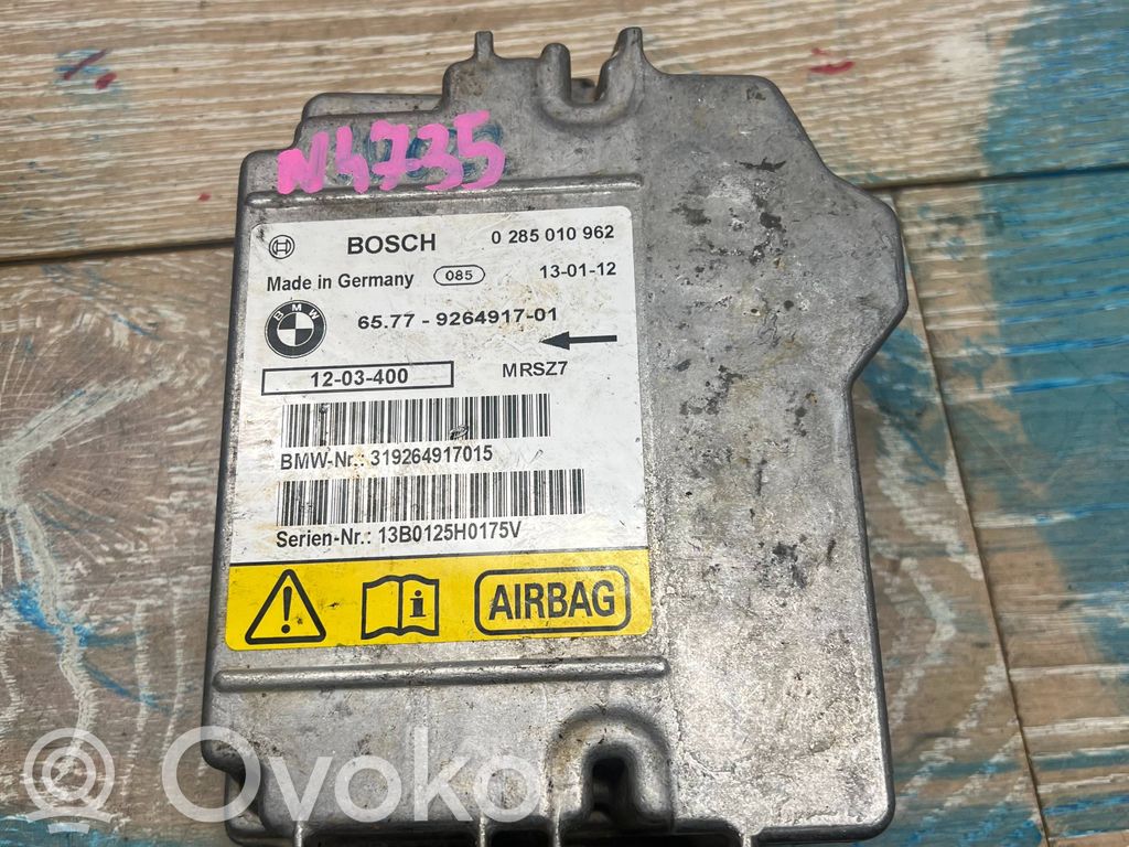 Airbag control unit/module   0285010962,13B0125H0175V,9264917