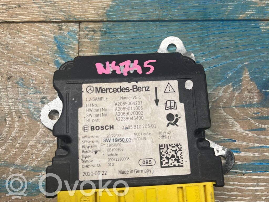 Mercedes-Benz B W247 Sterownik / Moduł Airbag 