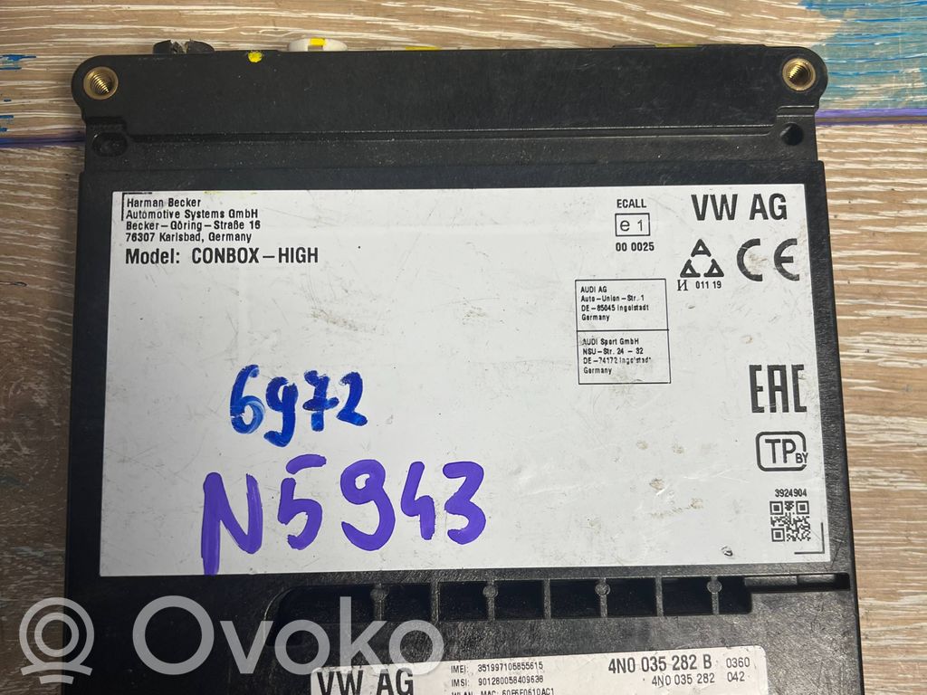Porsche Taycan 9J1 Autres unités de commande / modules 