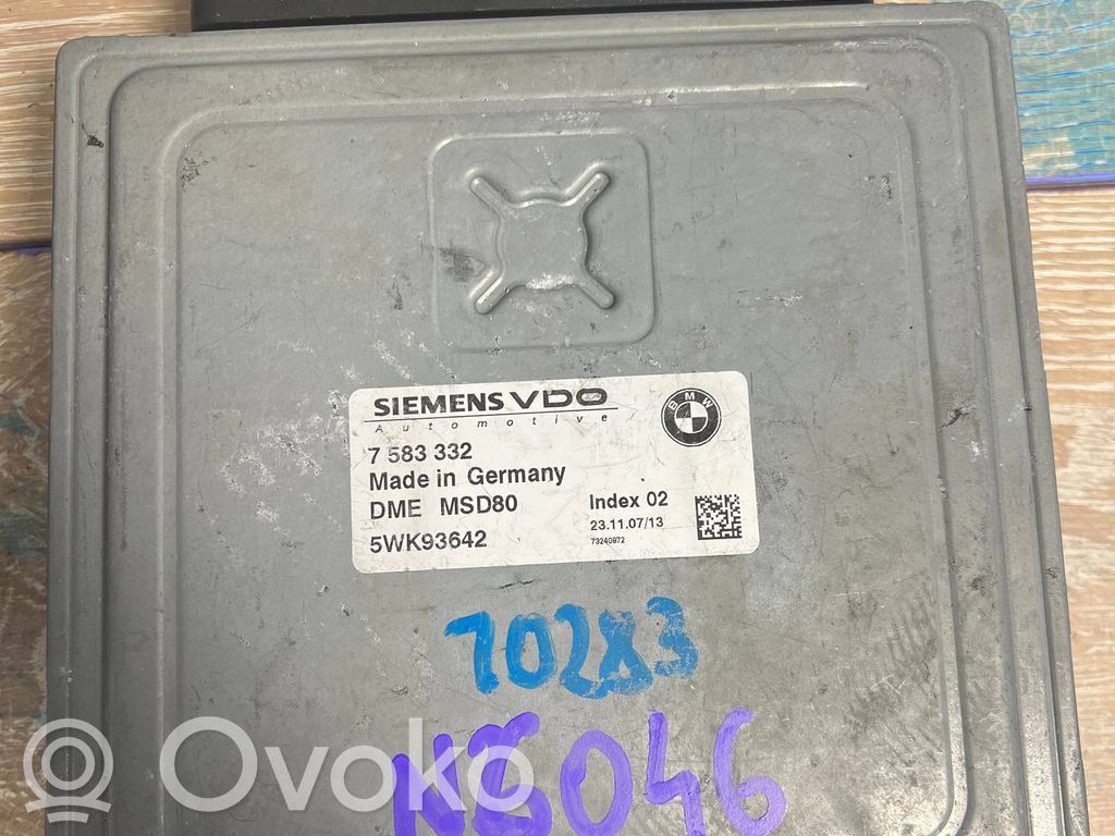 BMW 3 E92 E93 Engine ECU kit and lock set 