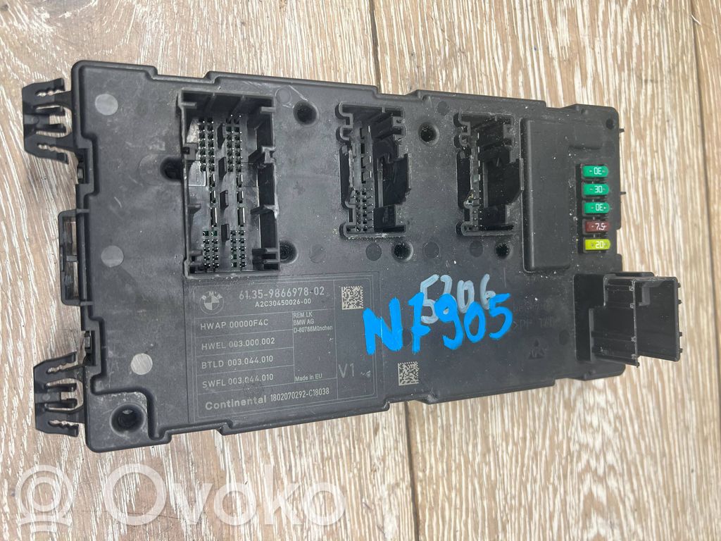 BMW 3 F30 F35 F31 Modulo comfort/convenienza 