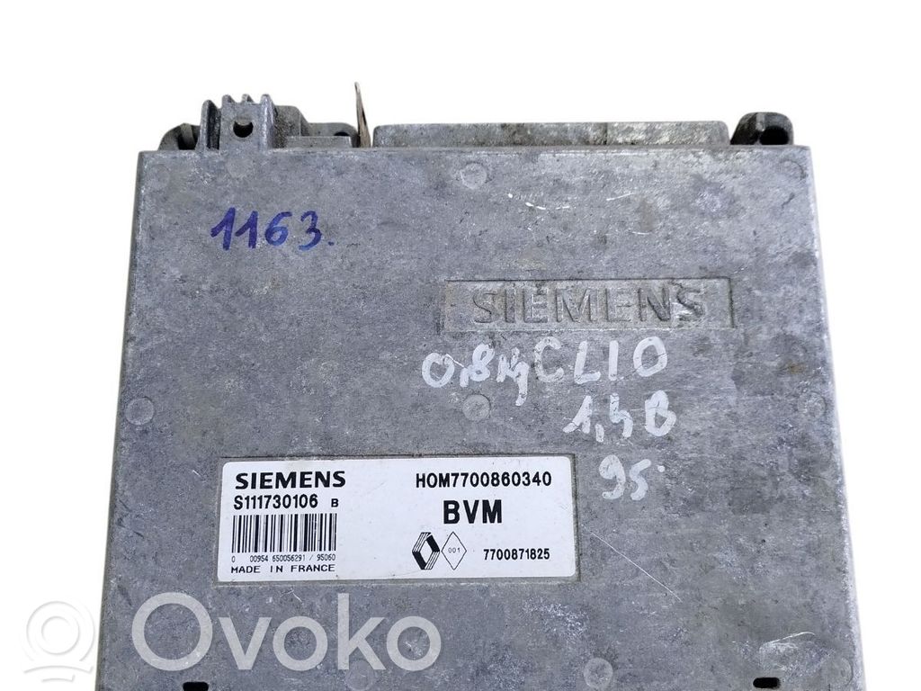 Renault Clio I Engine control unit/module 
