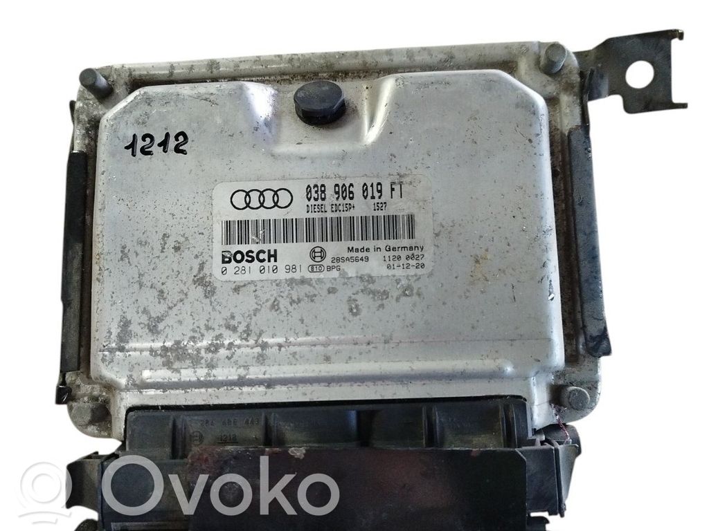 Audi A3 S3 8P Engine control unit/module 
