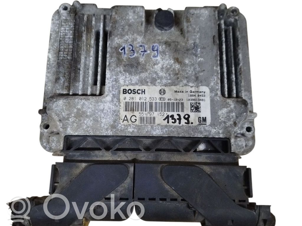 Opel Astra H Engine control unit/module 