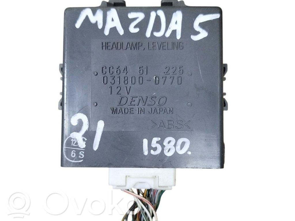 Mazda 5 Light module LCM 