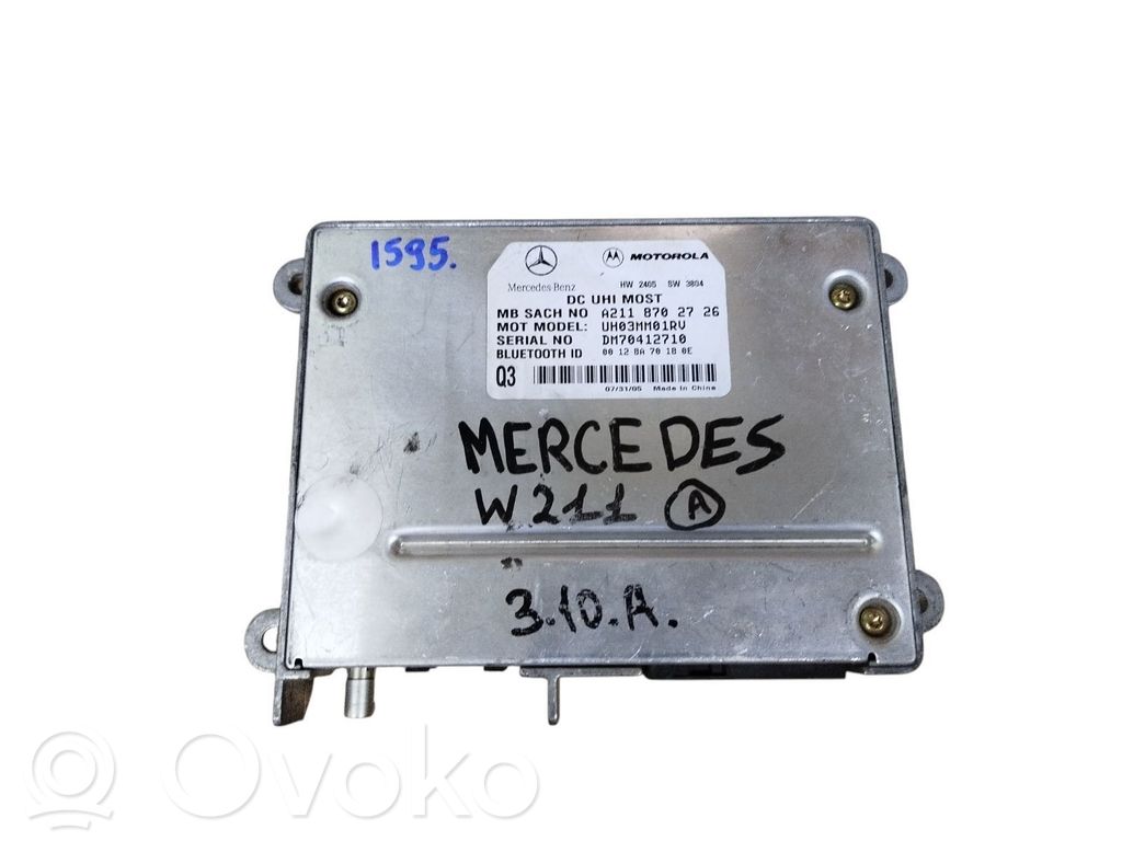 Mercedes-Benz E W211 Bluetooth control unit module 