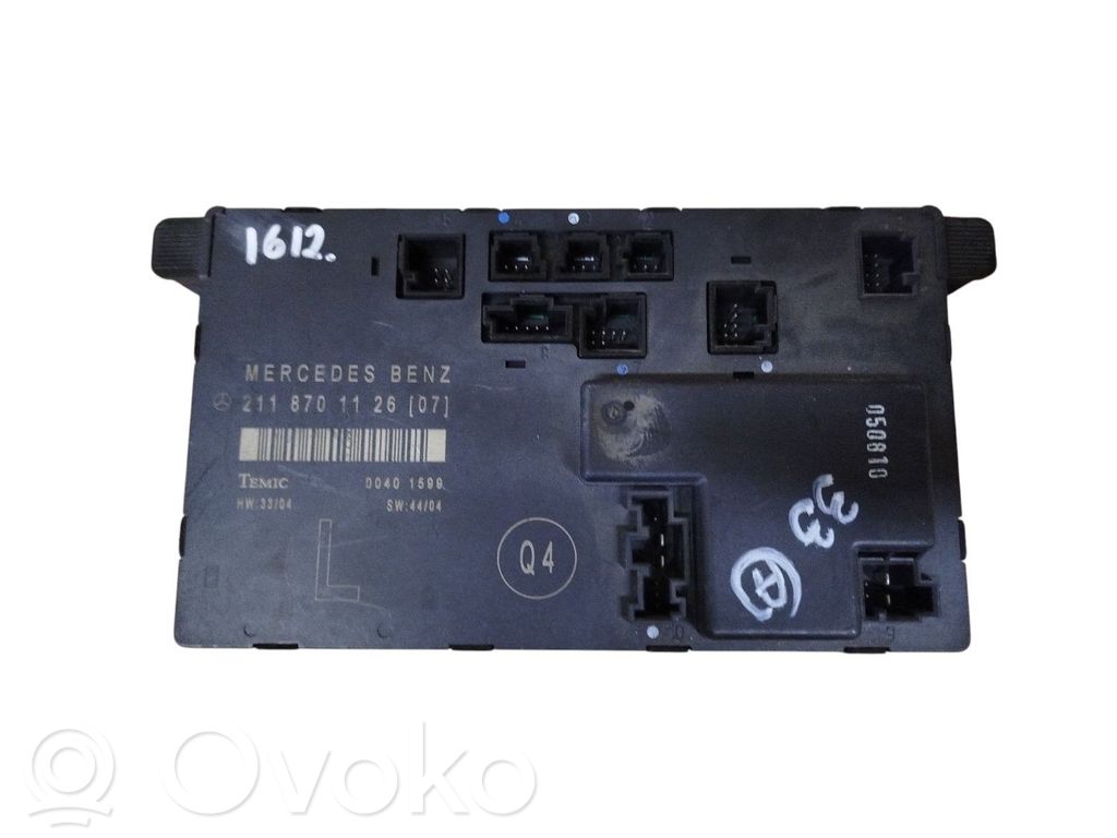 Mercedes-Benz E W211 Door control unit/module 