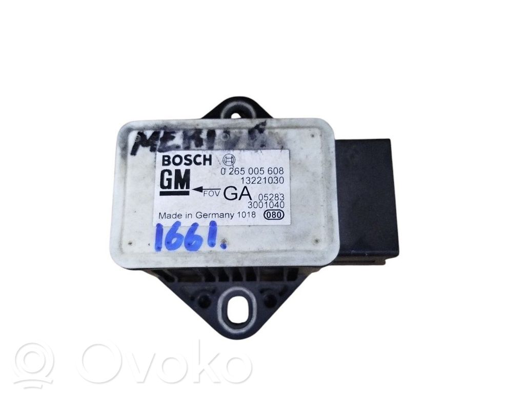 Opel Meriva A ESP acceleration yaw rate sensor 