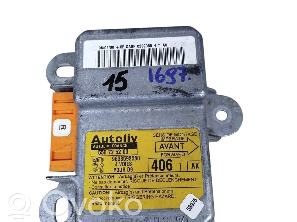 Peugeot 406 Airbag control unit/module 