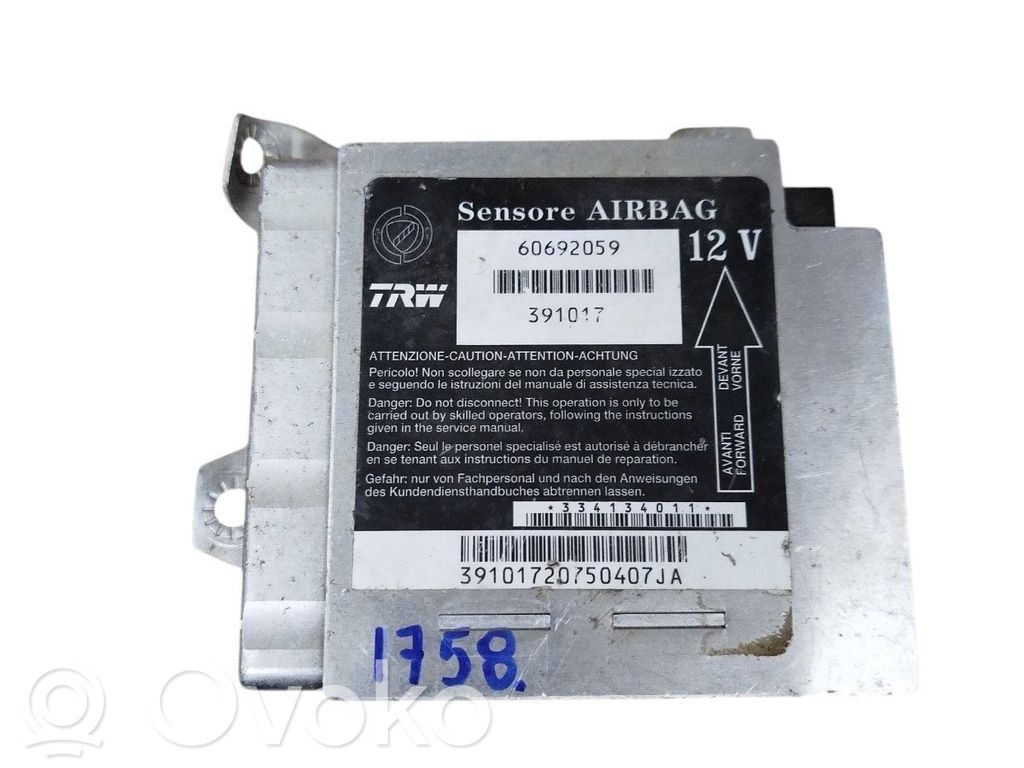 Alfa Romeo 159 Airbag control unit/module 